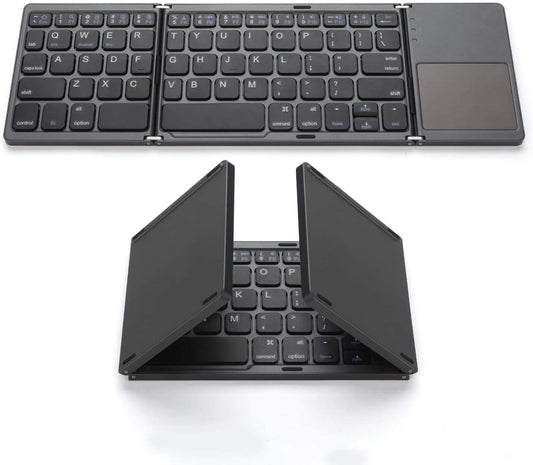 ⌨️ Wireless Folding Keyboard with Touchpad IOS/Android/Tablet/Laptop ⌨️